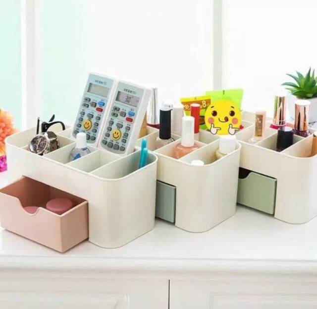 RAK KOSMETIK LACI MEJA KOSMETIK STORAGE BOX ORGANIZER RAK SERBAGUNA