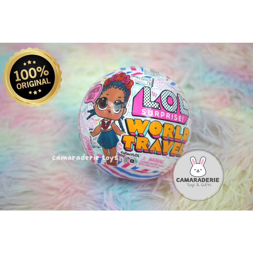 LOL Surprise World Travel Dolls Boneka LOL Original