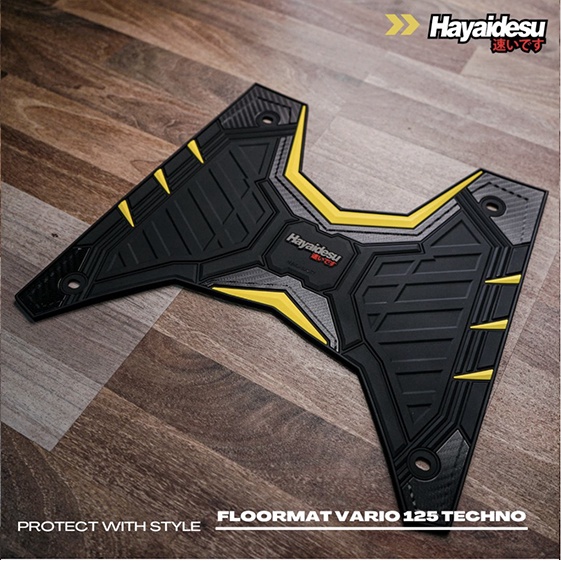 Karpet Motor Floor Mat VARIO Click 125 FI Techno 2012-2014 Hayaidesu Body Protector Aksesoris Honda