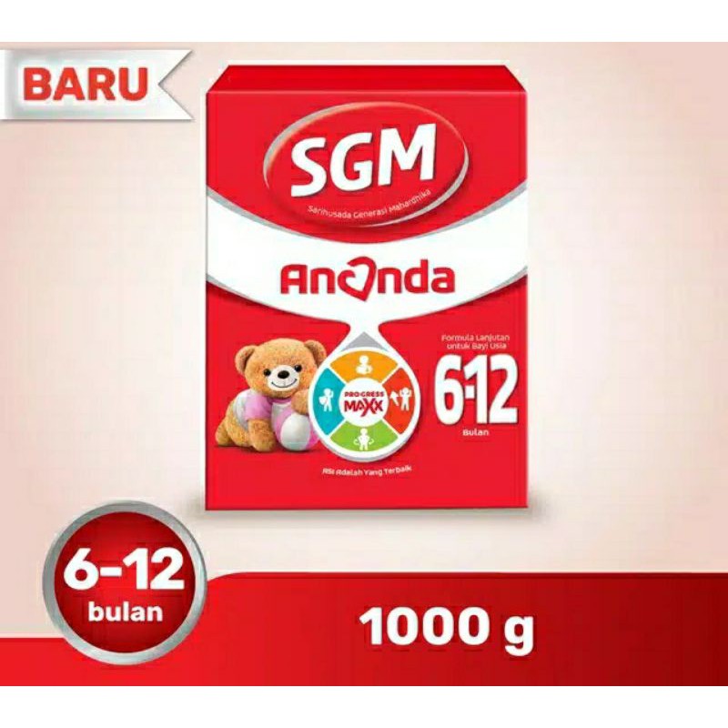 SGM ANANDA 0-6BULAN/ 6-12BULAN 1000GRAM