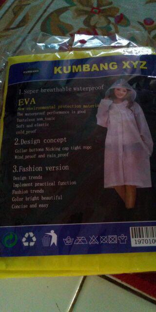 Tabasa Payung Tongkat Anak Transparan Mangkok Snowman