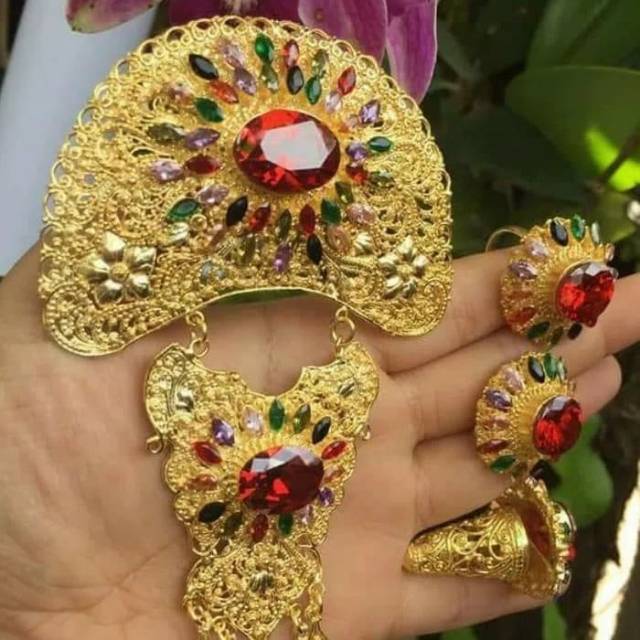 Set Bros Alpaka Kebaya Bali Jumbo 03 Mewah