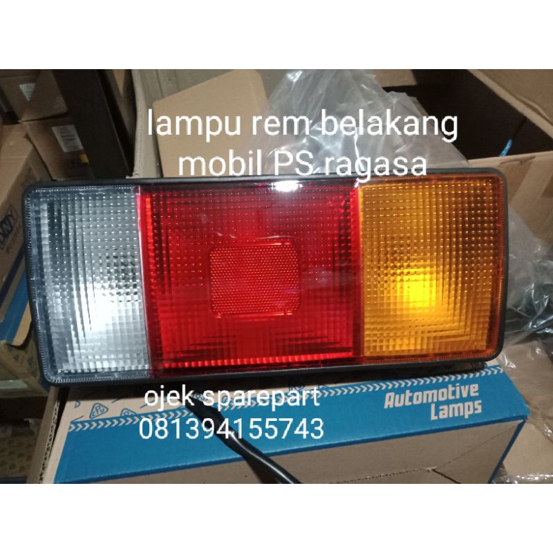 lampu rem belakang mobil PS ragasa+bohlam