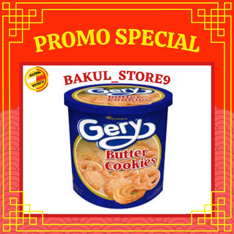 Gery Butter Cookies Kaleng 300gr