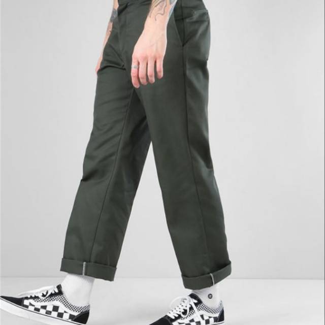 olive green dickie pants