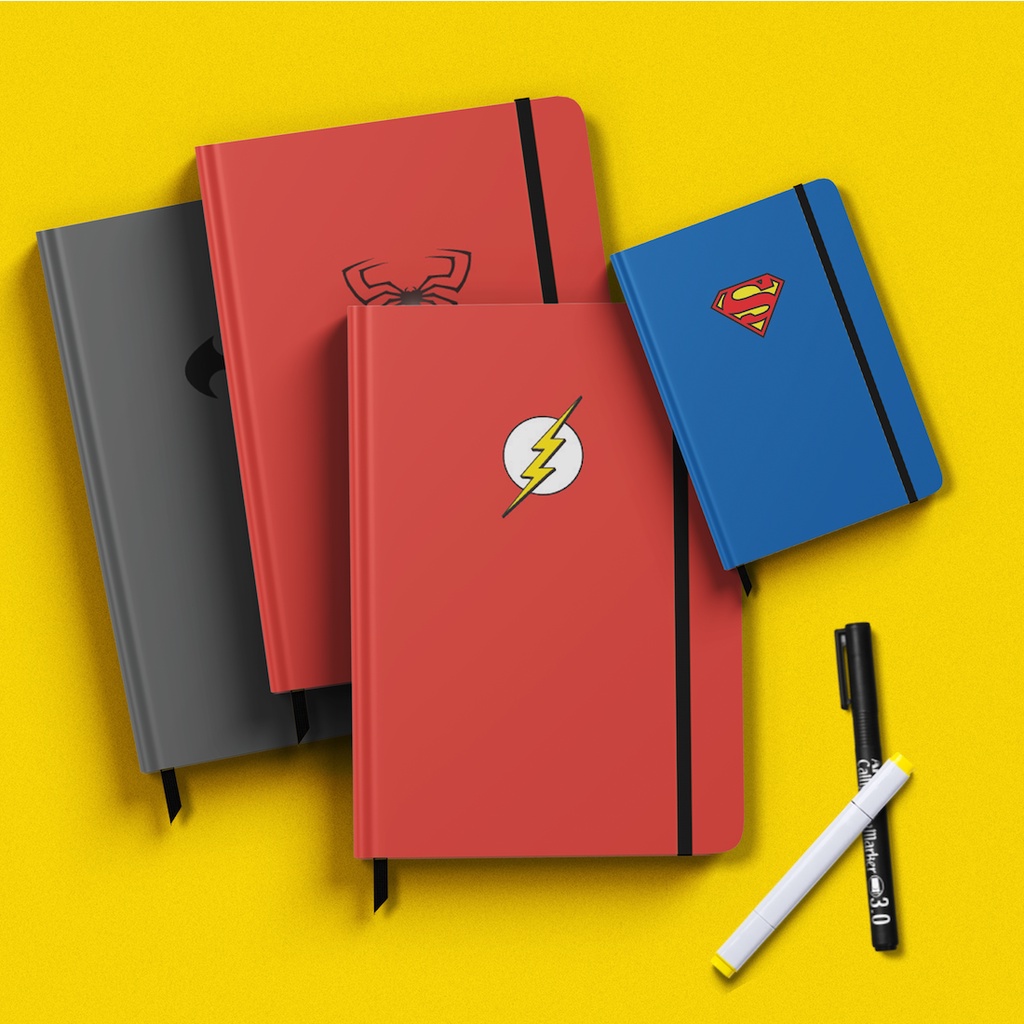 Buku Tulis Anak Superman Spiderman Keren Buku Notebook Sekolah Diary Anak Cowok Laki Laki Notebook C