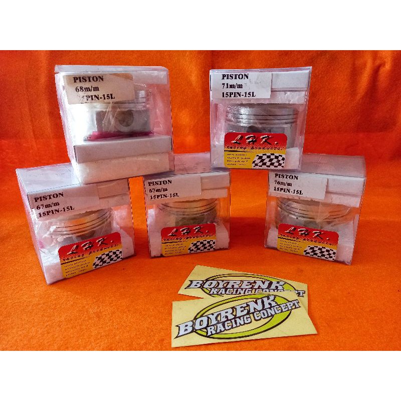 PISTON KIT SEHER SEKER SET RING PEN LHK RACING - BOYRENK RACING