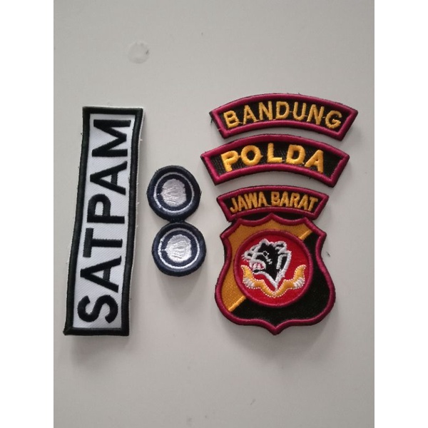 ATRIBUT BORDIR SATPAM TIMBUL