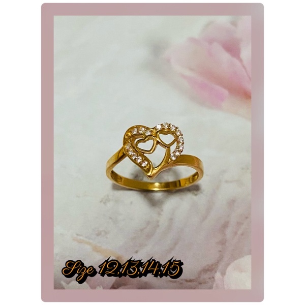 Cincin emas Kadar 700 (16K) Berat +/- 1,92 gram