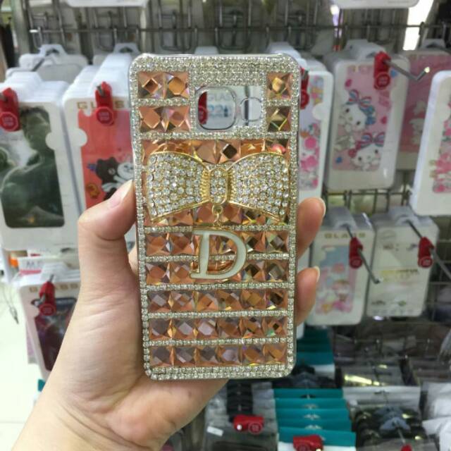 Case Gold Metalik Acc D Case Oppo F9 Samsung Ip