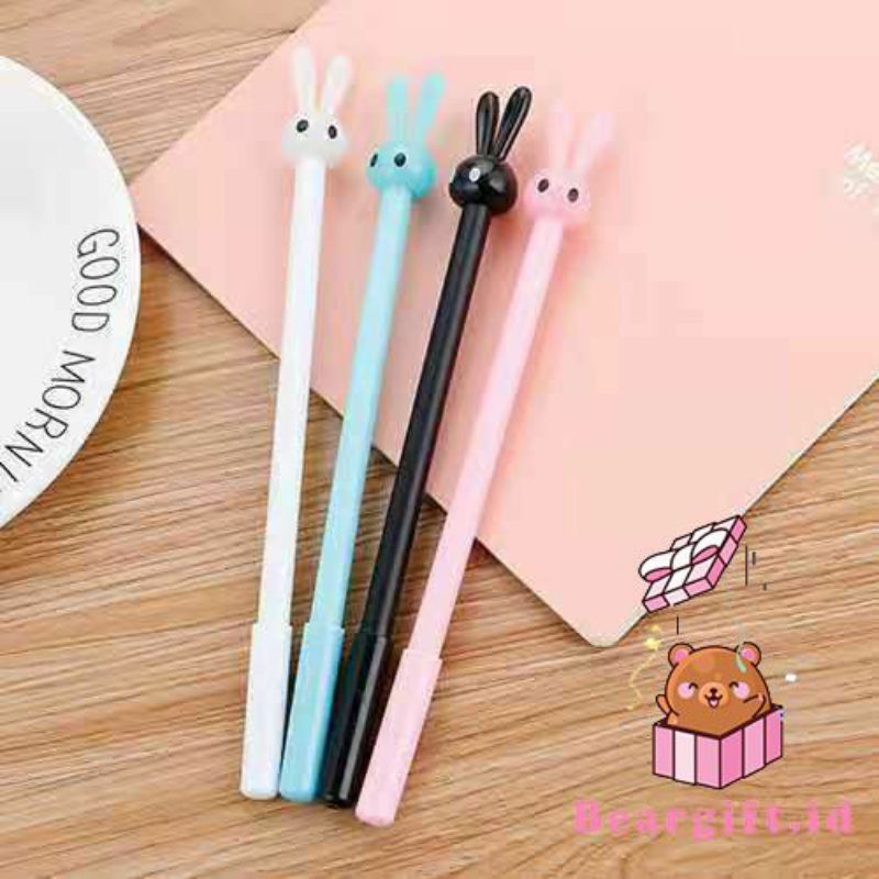 

Pulpen Gel Motif Karakter Kelinci / Rabbit Lucu Imut