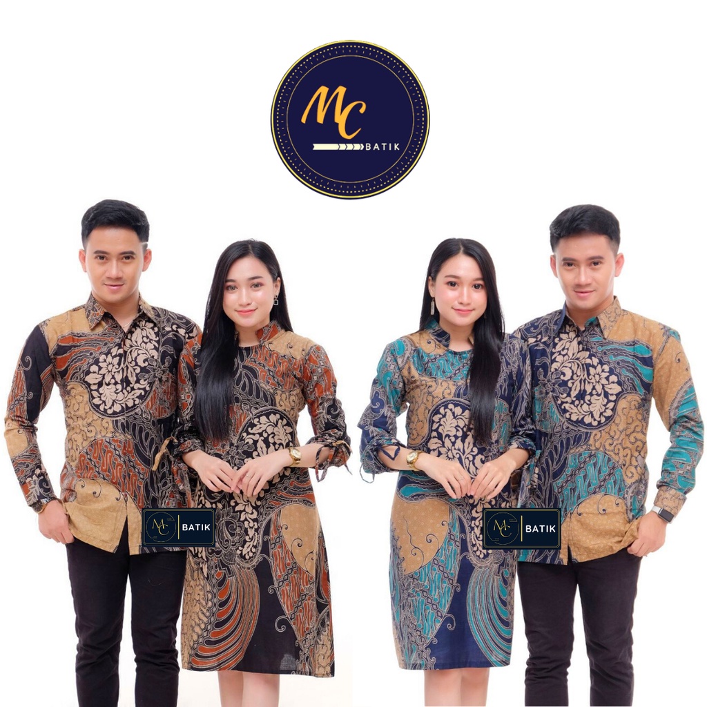 MCbatik Couple | Couple Batik Seragam Batik M L XL XXL Jumbo