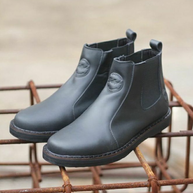 ELAGOS SERIES - BRADLEYS | Sepatu Boots Pria Kulit Asli Casual Klasik Kerja Biker - Chelsea Boots