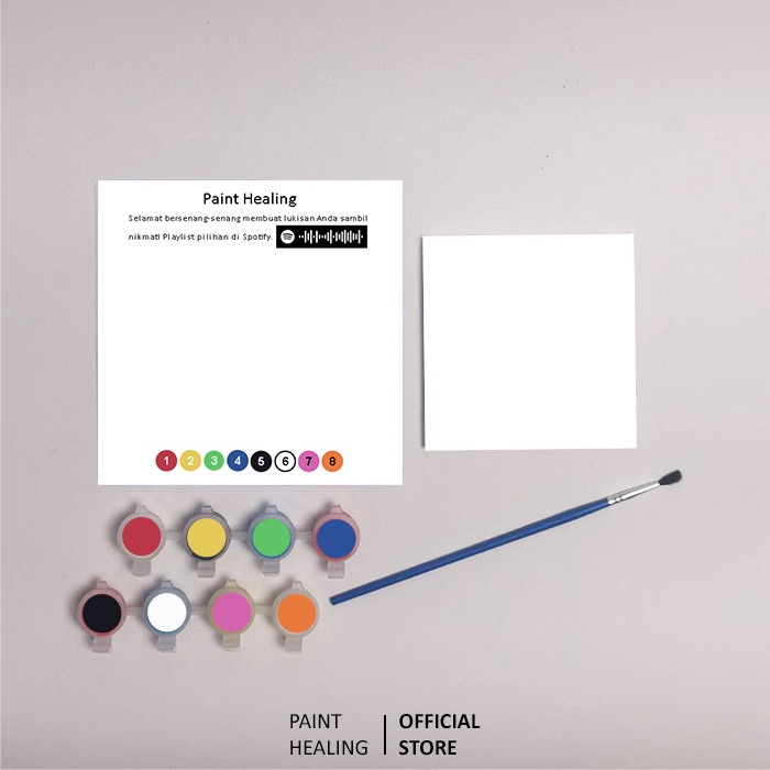 

Produk Terbaru Painting Kit Set Alat Lukis Paint Healing 10X10 Cm