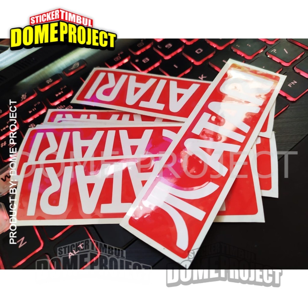 STIKER MOTOR ATARI STIKER CUTTING OUTDOOR IMPORT STIKER MOBIL AKSESORIS SEPEDA MOTOR