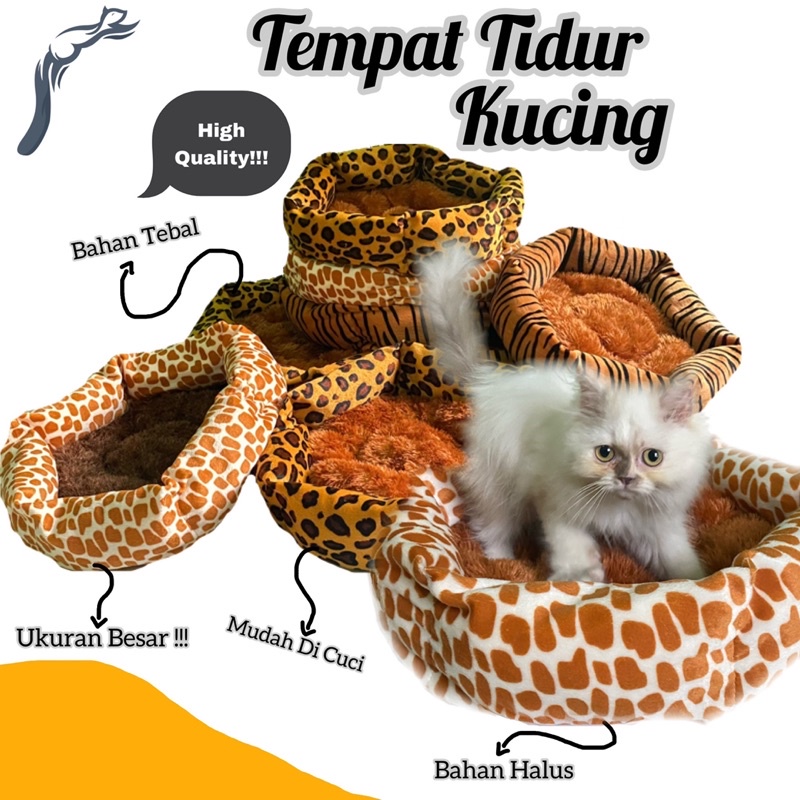 KASUR KUCING TEMPAT TIDUR KUCING ANJING KELINCI MUSANG PREMIUM TEBAL