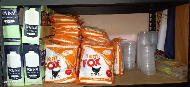 

LEM FOX ORANGE 800gr white glue bahan slime spamflorel