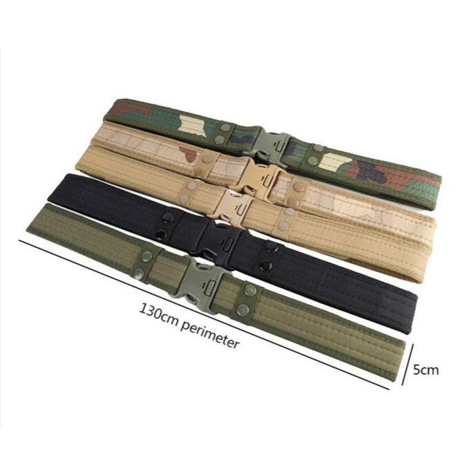 Tali Ikat Pinggang Scurity Army Besar Canvas Military Tactical 130cm