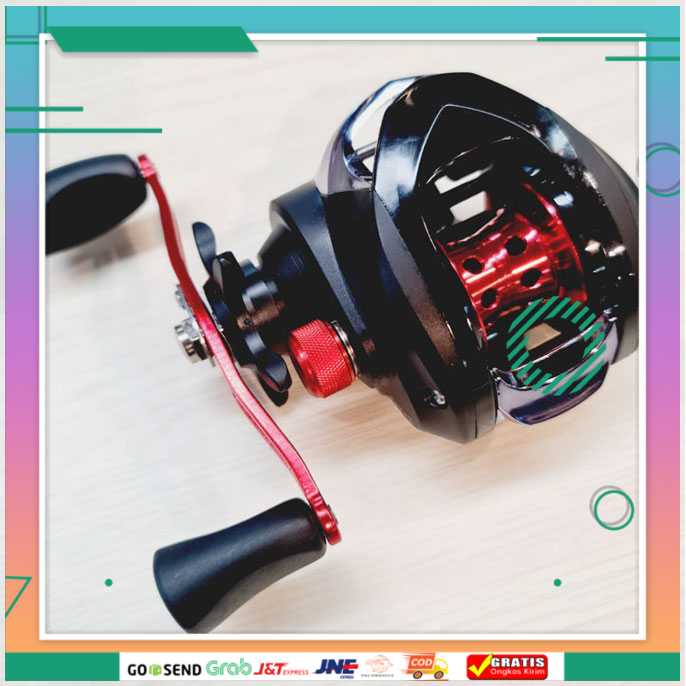 (BISA COD) FTIHSHPREELSKING GLE201 Reel Pancing Baitcasting 11+1 Ball Bearing 6.3:1