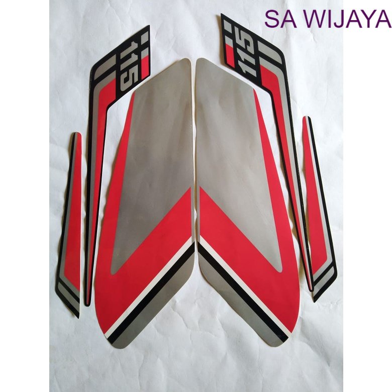 Striping Stiker List yamaha Rx king special merah Premium Terbaik