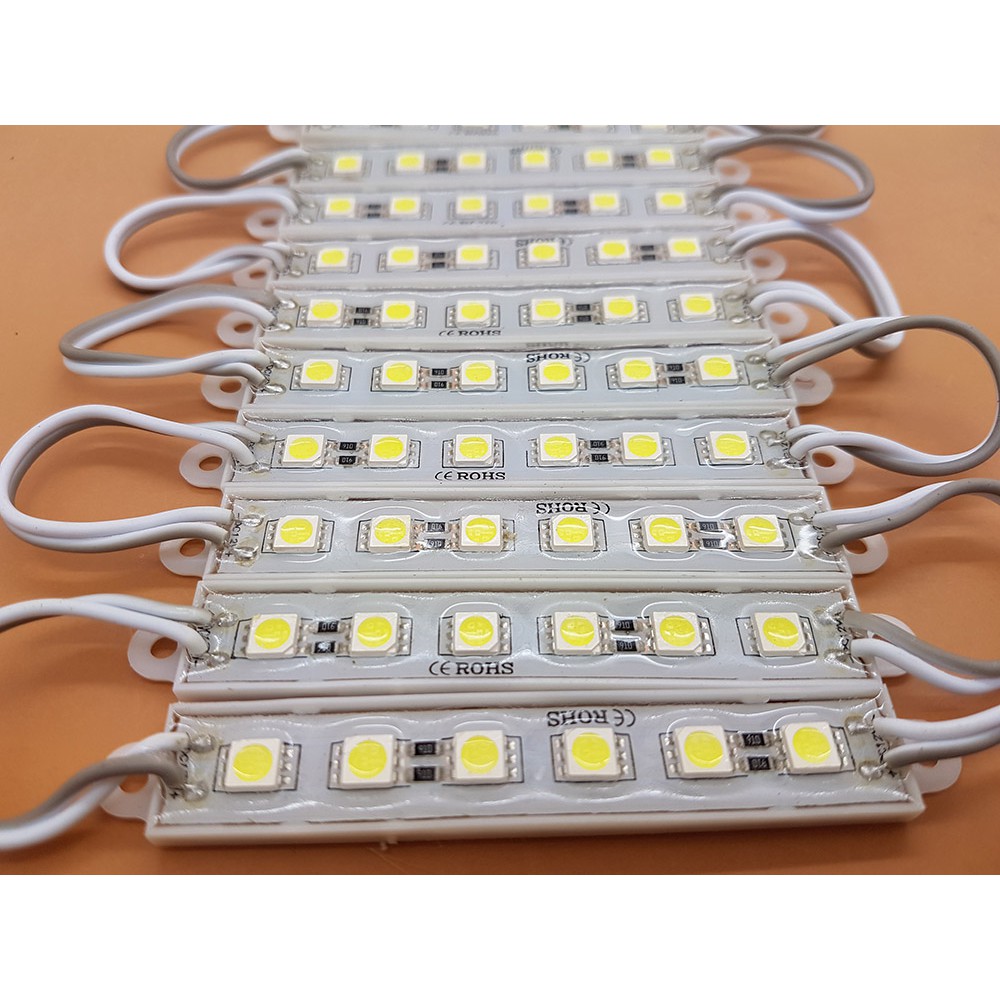 Cahaya PUTIH 6 mata SMD 5050 Super Bright waterproof LED light module