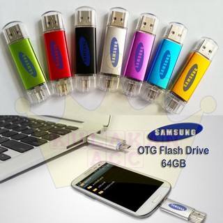 Flashdisk OTG Samsung 64GB Ori 99% Garansi - Dual Flash Drive Samsung OTG 64GB