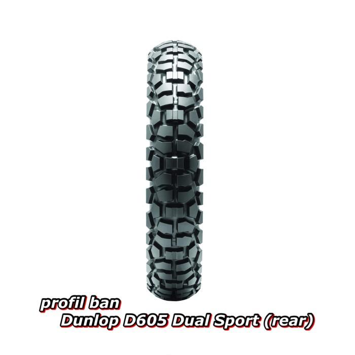 Ban Dunlop D605 Dual Purpose 460-18 ( Belakang )