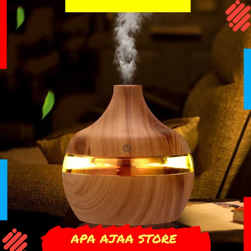 Best Seller ! Taffware Ultrasonic Humidifier Aroma Essential Oil 300ml Humi KJR-J003