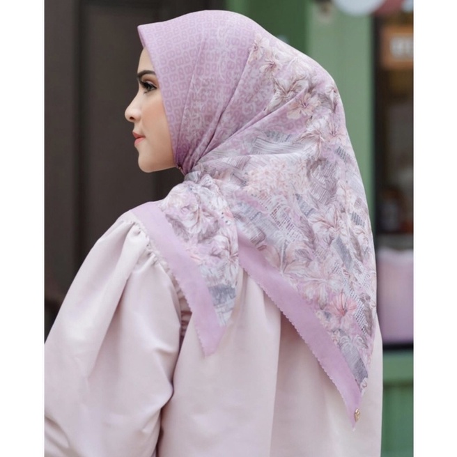 The malaya series buttonscarves blush