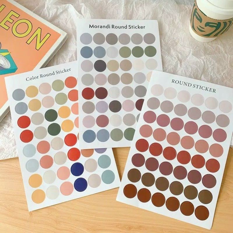

CIRCLE DOTS STICKER DEKORASI KOREA BUJO JOURNALING AESTHETIC FOR DIY