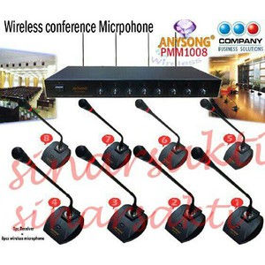 Mic wireless Conference / podium Anysong PMM 1008 ( 8bh mic )