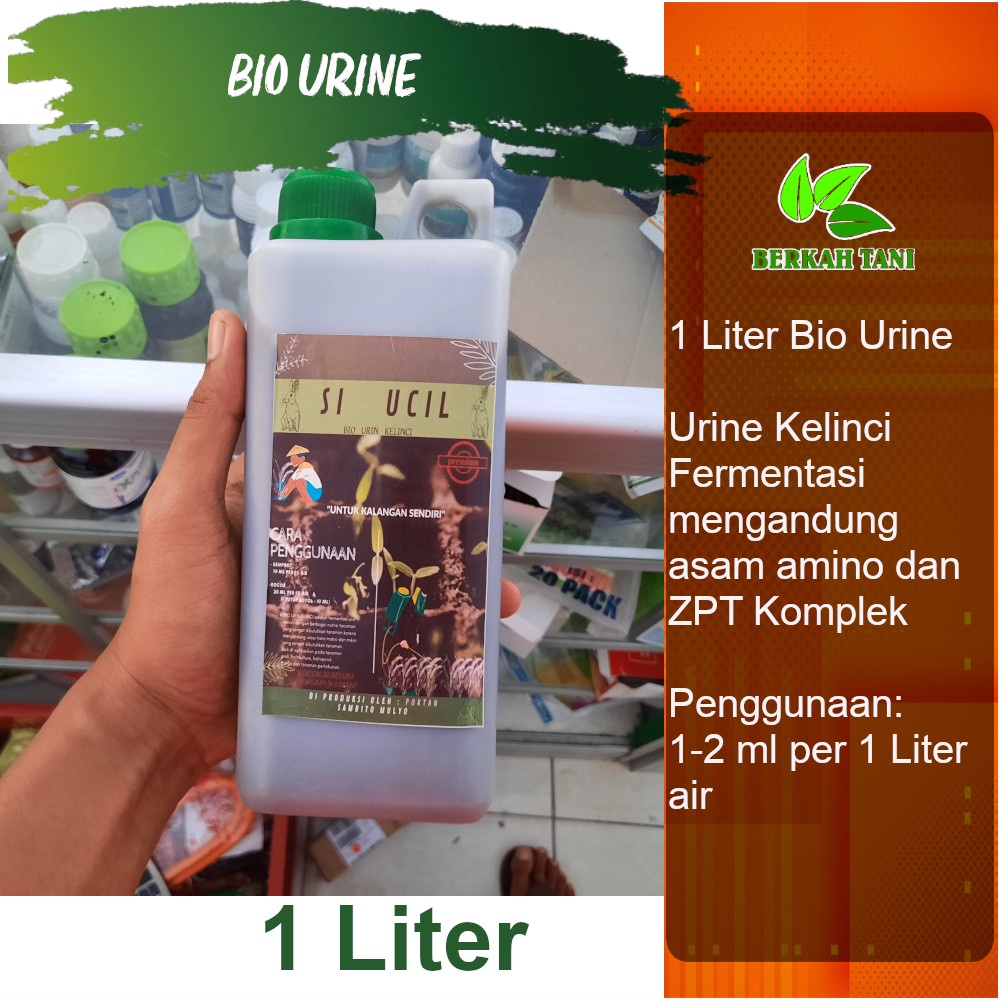 BioUrine 1 Liter Pupuk Organik Urine Kelinci Fermentasi