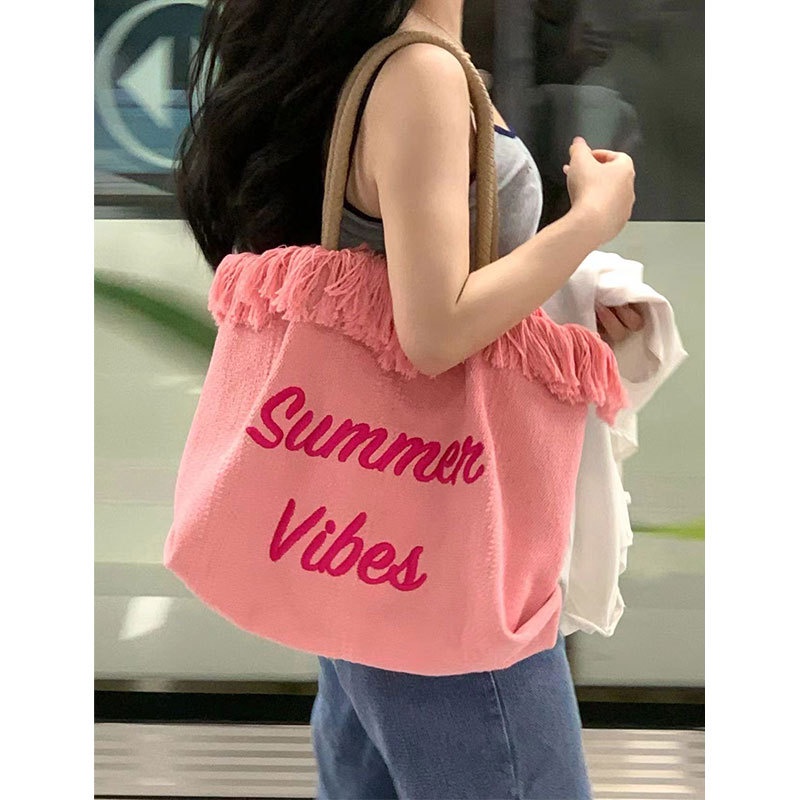 PINK MALL-Tas Selempang Wanita TAS  WANITA / TOTE BAG WANITA / Tas kanvas