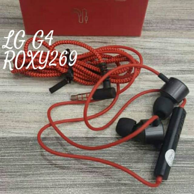 Headset Earphone Hp LG G4 Original Ori - Handfree Handset Hedset Hetset Hanset Handphone LG G 4