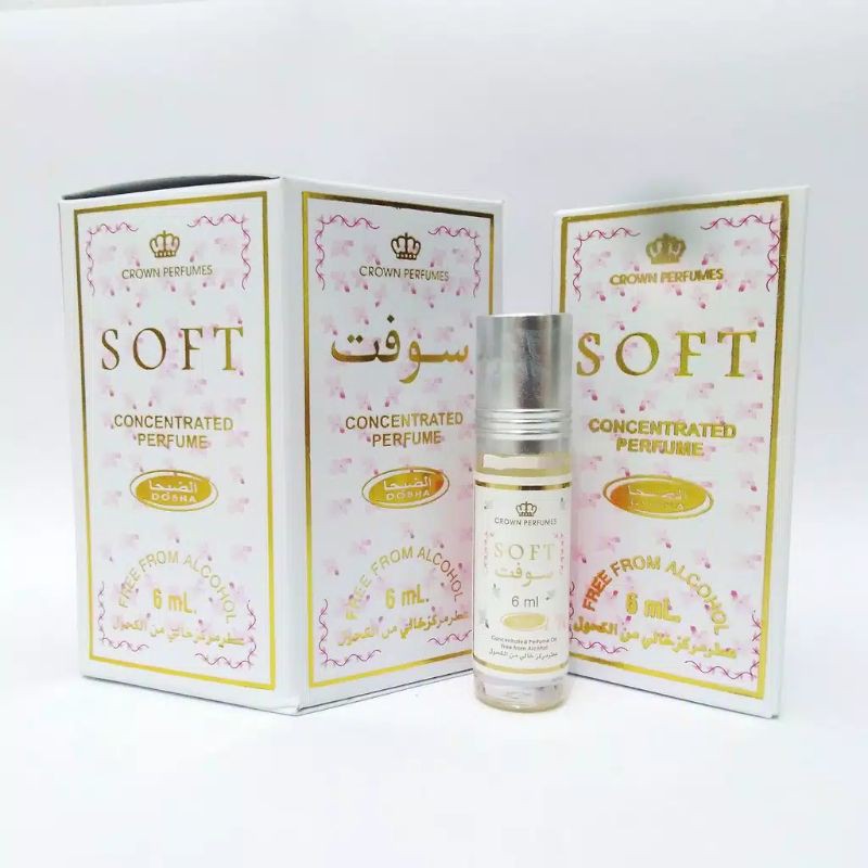PARFUM SOFT NON AlKOHOL / PARFUM DOBHA 6ML / PARFUM ARAB SOFT