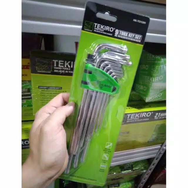 Kunci L set Bintang TEKIRO Panjang