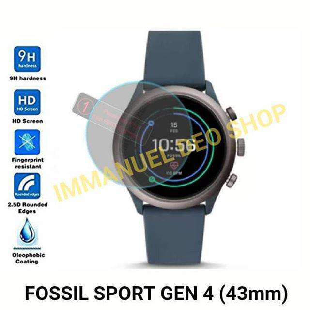 Tempered Glass Untuk Fossil Sport Gen 4 43mm