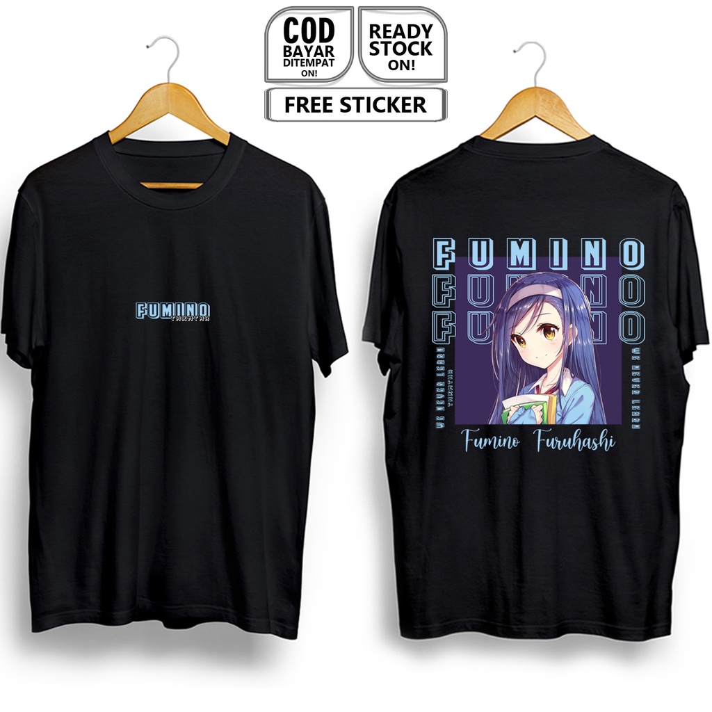 KAOS WAIFU MANGA ANIME WIBU FUMINO FURUHASHI WE NEVER LEARN ICHINOSE ACADEMY BAJU JEPANG JAPAN CULTU