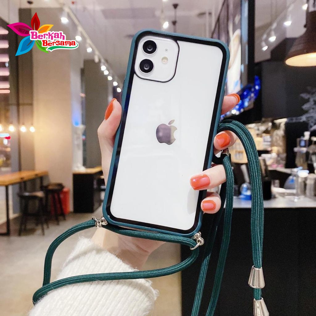 SOFTCASE SLINGCASE LANYARD TALI AURORA IP 6G 6S 6G+ 6S+ 7 7+ 8+ XS MAX BB2838