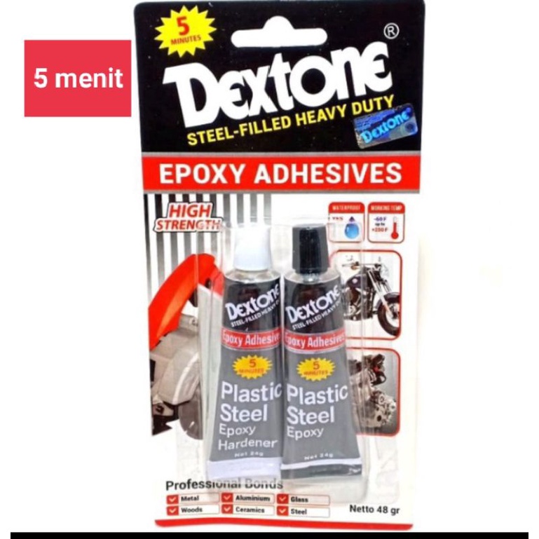 

lem dextone/lem epoxy/lem campur/lem besi/lem 2 komponen