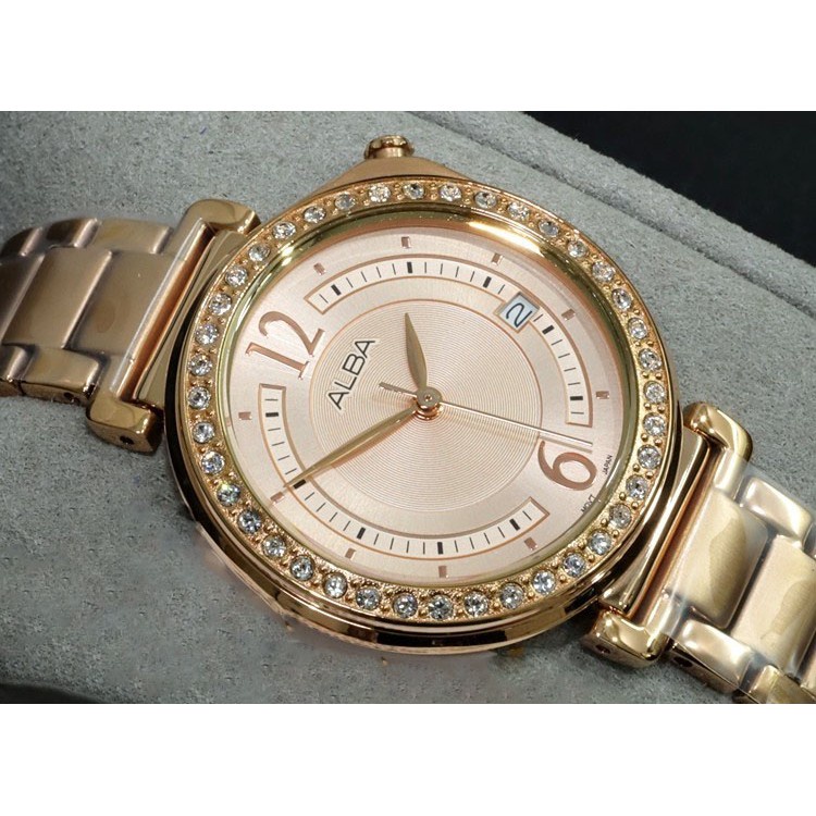 Jam Tangan Wanita Alba AG8K06X1 / ALBA AG8K08X1 Rantai Rosegold Original Murah