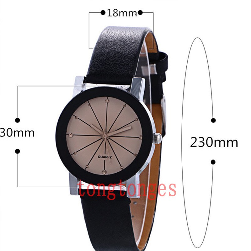 ✅[COD] Jam Tangan Couple Kulit Import Murah Premium Pria Wanita Watch