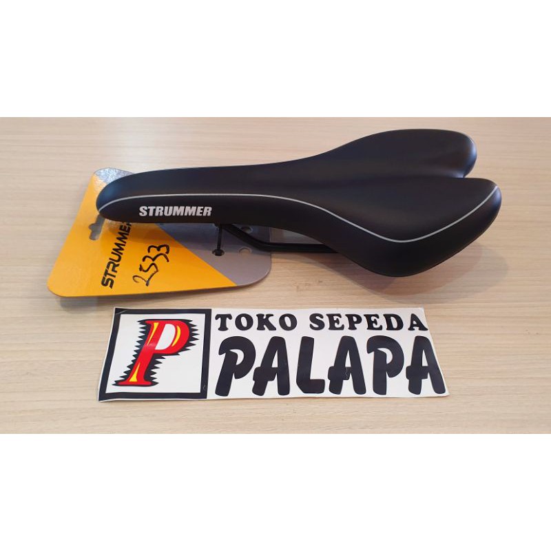 SADEL SEPEDA VELO STRUMMER GEL 2533 Unisex Untuk LIPAT MTB ROADBIKE BMX MINION