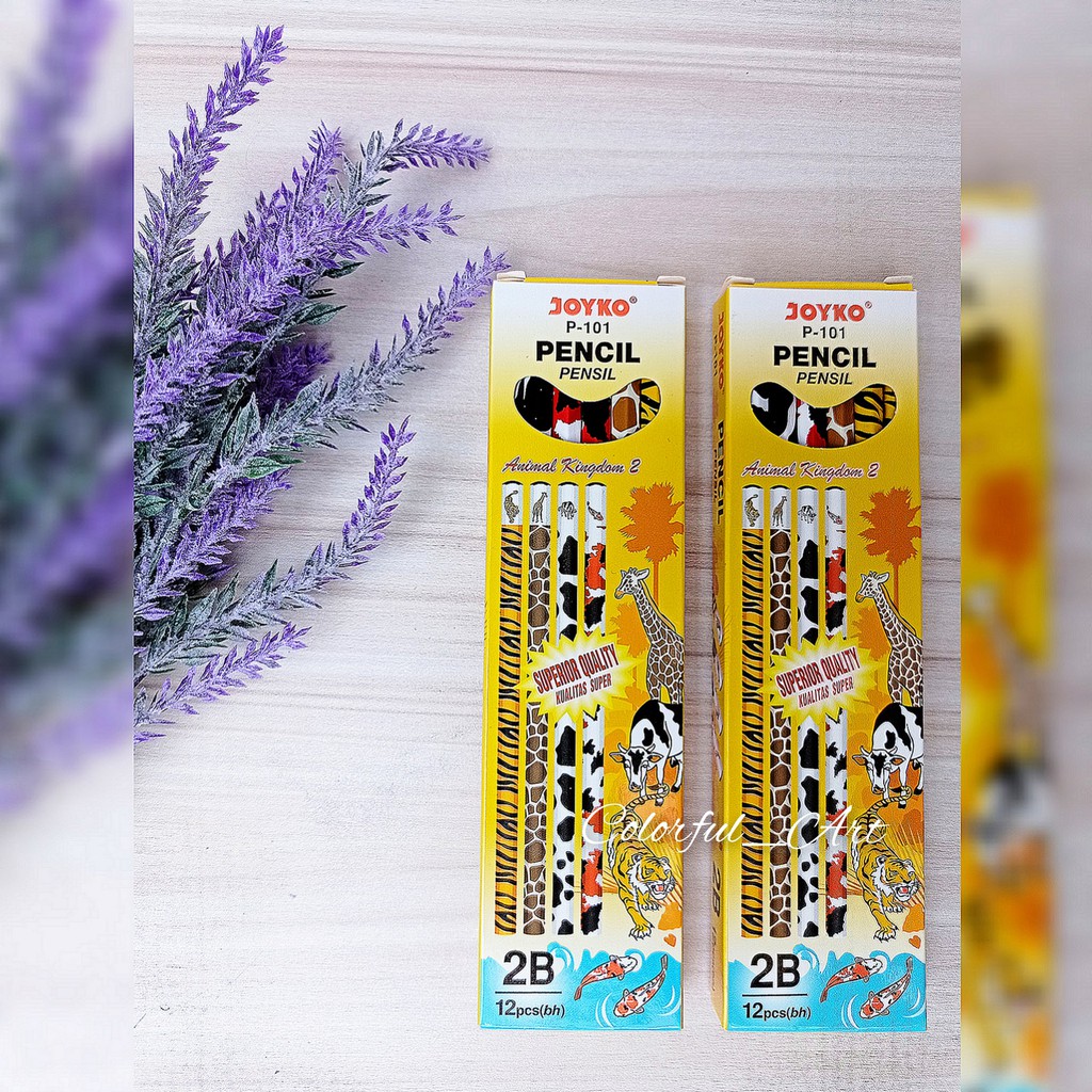 

PENSIL 2B JOYKO P-101 ANIMAL LUCU MURAH (SATUAN) / STATIONERY / ALAT TULIS / PENSIL KARAKTER
