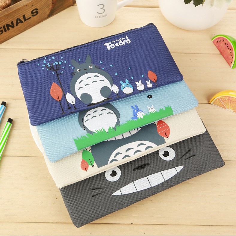 UNIKO.ID - TEMPAT PENSIL TOTORO PENCIL CASE / KOTAK PENSIL MOTIF LUCU UNIK / TEMPAT ALAT TULIS-7