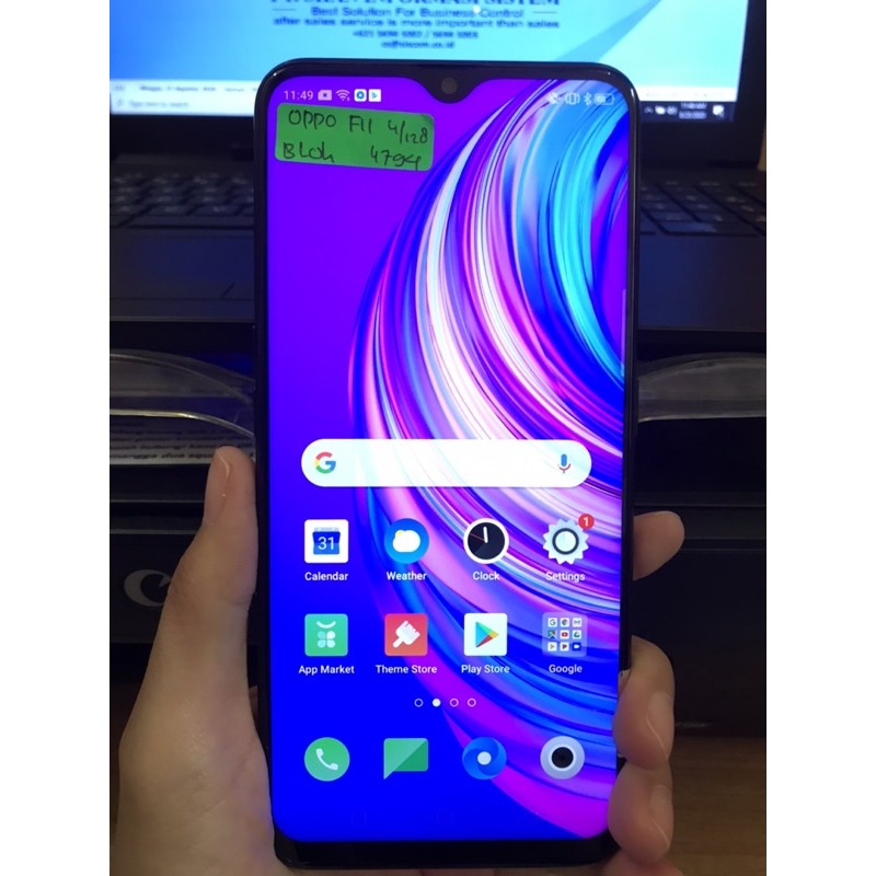 OPPO F11 RAM 4 GB ROM 128 GB