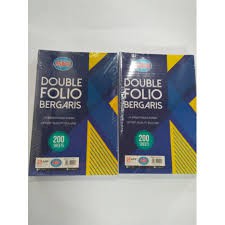 

DOUBLE FOLIO BERGARIS / FOLIO GARIS SINAR DUNIA SIDU 200 LEMBAR