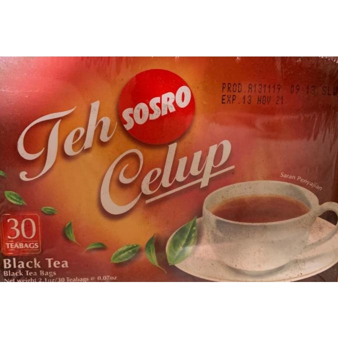 

Teh Celup Sosro Black Tea 30 pc