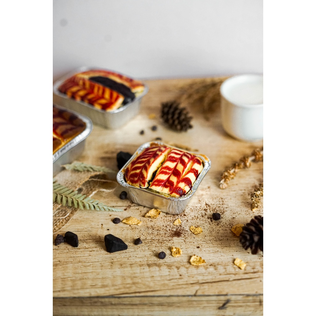 

Red Velvet Swirl Brownie Small