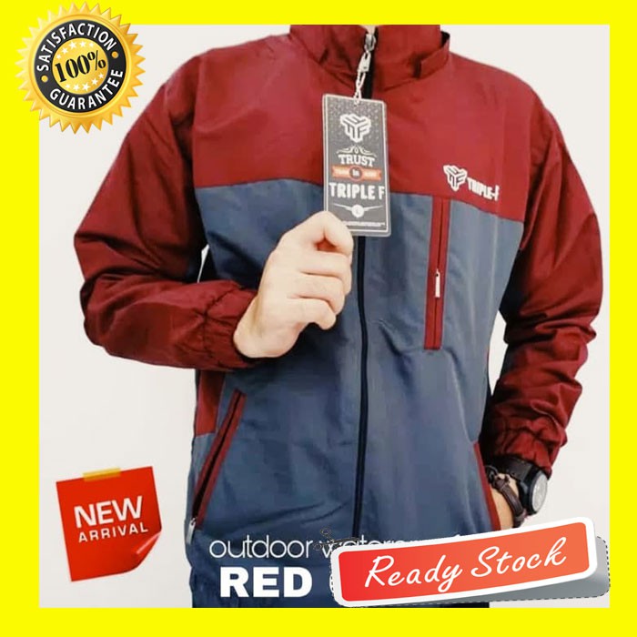 JAKET OUTDOOR WATERPROOF HOODIE BISA DILEPAS